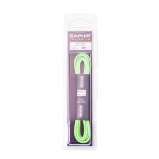 SAPHIR BDC Laces Round Waxed 1.5mm Anis Green - Jasno zielone okrągłe sznurowadła woskowane