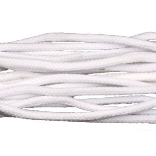 Tarrago Laces Havy Cord 5.5mm White - Białe okrągłe sznurowadła do butów