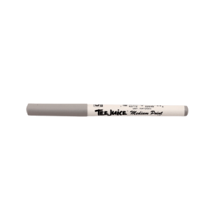 JACQUARD Tee Juice Fabric Art Marker Medium Point 1.2mm GREY / Szary pisak do jeansu, tkanin, skór, drewna, gliny, papieru