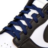 Granatowe sznurowadła płaskie Lace Lab. Sznurówki do customizacji sneakersów Jordan, Nike, Air Jordan 1, Retro High, Obsidain, dunk
