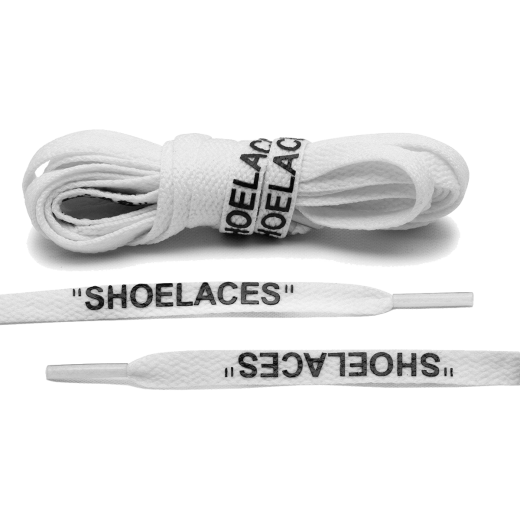Białe sznurowadła Lace Lab. Sznurówki do customizacji sneakersów - nike, off-white