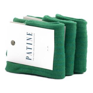 PATINE Socks PASH36 Green / Blue - Zielono niebieskie skarpety męskie typu SHADOW
