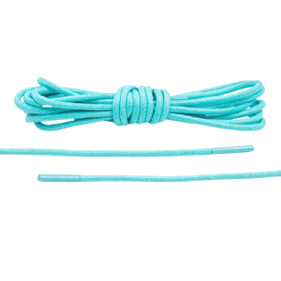 LACE LAB Waxed Shoe Laces 2.5mm Mint / Miętowe okrągłe woskowane sznurowadła do butów
