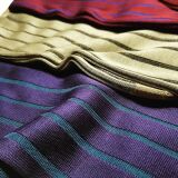 eleganckie skarpety męskie w paski viccel knee socks shadow stripe