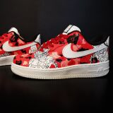 Czerwone sznurowadła płaskie Lace Lab. Sznurówki do customizacji sneakersów Jordan, Nike, Vans, Adidas