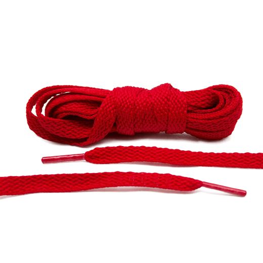 Czerwone sznurowadła płaskie do butów Air Jordan, vans. Sznurówki do customizacji sneakersów - nike, adidas, vans