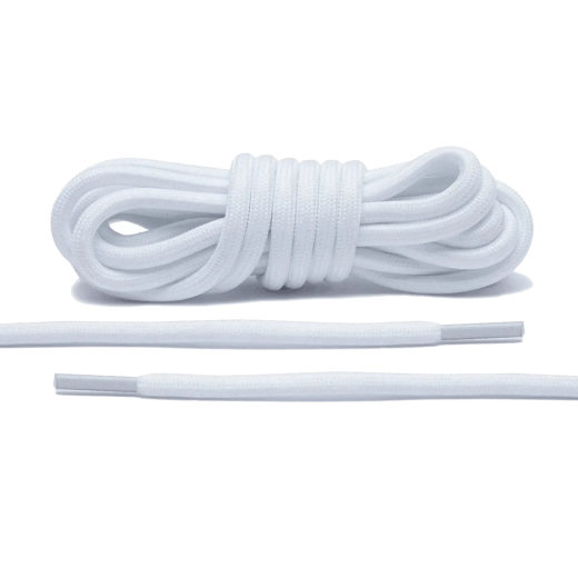 LACE LAB Rope Laces 5mm White - Białe sznurówki do Sneakersów