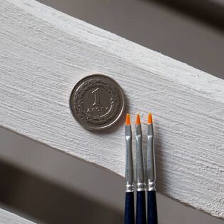 ELCO Brush Flat Golden Nylon 1/0 - Pędzelek do customizacji i renowacji