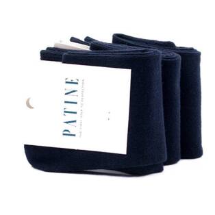 PATINE Socks PA0001-4035 - Granatowe jednolite skarpetki