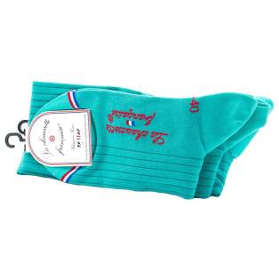 LCF Men Knee Socks INVALIDES Turquoise - Luksusowe turkusowe podkolanówki