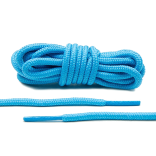 LACE LAB XI Rope Laces 6mm Gamma Blue - Okrągłe niebieskie sznurówki do butów