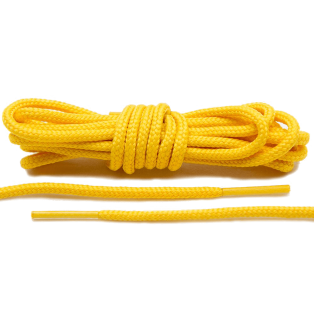 LACE LAB Roshe Laces 3mm Yellow - Zółte okrągłe sznurówki do butów sportowych