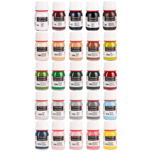 TARRAGO SNEAKERS Paint Standard Colors 5x25ml - Zestaw 5 akrylowych farb do customizacji Kicksów i Jeansu