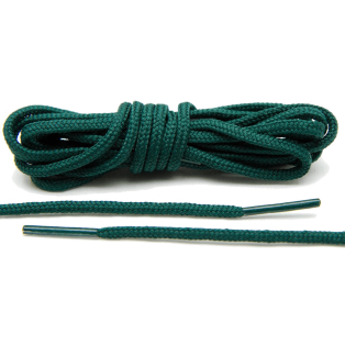 LACE LAB Roshe Laces 3mm Hunter Green - Zielone okrągłe sznurówki do butów sportowych