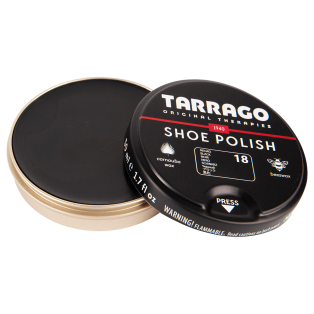 TARRAGO Shoe Polish 50ml black - Zestaw