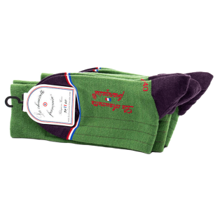 LCF Men Socks CONCORDE Vert Pre - Luksusowe skarpetki zielone