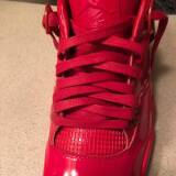 Czerwone woskowane sznurowadła wytrzymałe Lace Lab. Sznurówki do customizacji sneakersów - Jordan, Nike, Bred 1, Adidas.