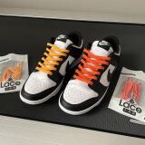 Złote sznurowadła płaskie Lace Lab. Sznurówki do customizacji sneakersów Jordan, Nike, Air Jordan 1, Retro High, Obsidain