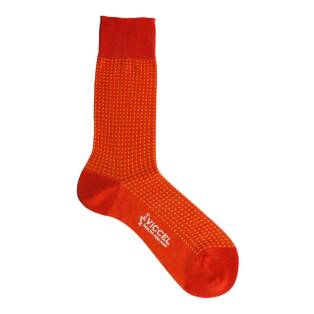 VICCEL / CELCHUK Socks Dot Orange / Yellow Square