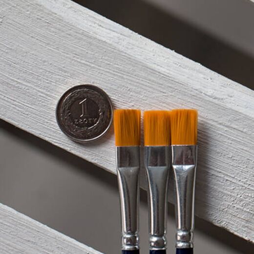 ELCO Brush Flat Golden Nylon 10 ELCO Brush Flat Golden Nylon 10