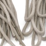 Okrągłe jasno szare sznurowadła do butów tarrago laces 2.5mm