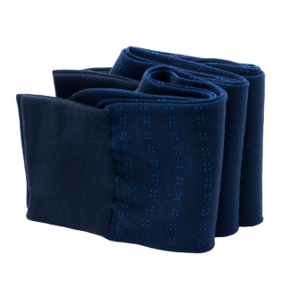 PATINE Socks Quarter Navy Blue / Royal Blue - Luksusowe skarpety męskie