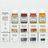 Farby do wykończenia skórzanych krawędzi w rękodziele. Idealne do pasków do zegarka, torebki, torby.