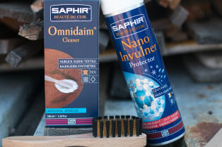 SAPHIR BDC Set EMU UGG Clean & Protect - Zestaw do czyszczenia i ochrony zamszowych oraz nubukowych butów