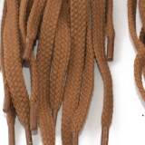 Płaskie brązowe sznurowadła do butów tarrago laces 8.5mm