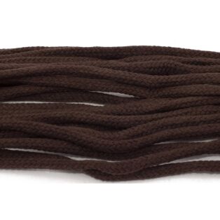 Tarrago Laces Havy Cord 5.5mm Dark Brown - Ciemno brązowe okrągłe sznurowadła do butów