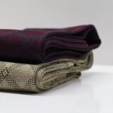 Skarpety, skarpetki, podkolanówki tartan do garnituru - burgund, niebieski, idealne na prezent