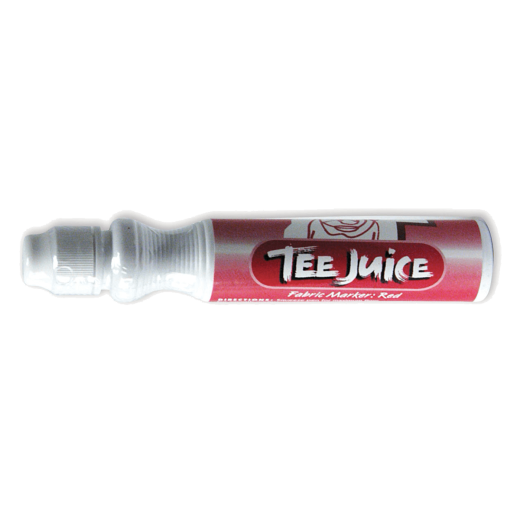 JACQUARD Tee Juice Fabric Art Marker Broad Point 12mm RED / Gruby czerwony pisak do jeansu, tkanin, skór, drewna, gliny, papieru
