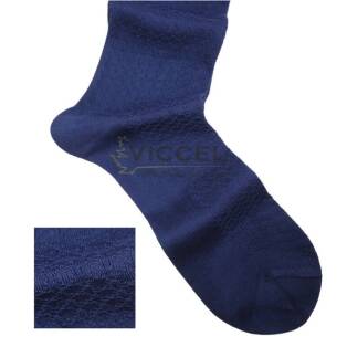 VICCEL / CELCHUK Socks Star Textured Egyptian Blue