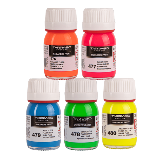 Zestaw 3 fluorescencyjnych farb do customizacji