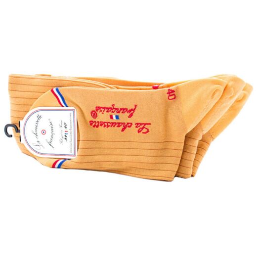 LCF Men Knee Socks INVALIDES Ocre - Luksusowe podkolanówki LCF Men Knee Socks INVALIDES Ocre - Luksusowe podkolanówki