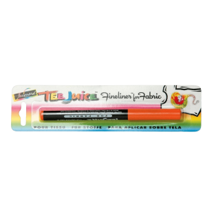 JACQUARD Tee Juice Fabric Art Marker Fine Point 0.08mm ORANGE / Pomarańczowy pisak do jeansu, tkanin, skór, drewna, gliny, papieru