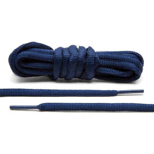 Cienkie okrągłe granatowe sznurowadła , idealne do butów na trening, do biegania