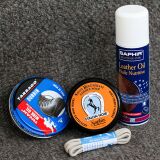 Zestaw do impregnacji tłuszczowej butów trekkingowego. Zestaw do impregnacji timberlandów