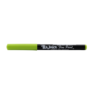JACQUARD Tee Juice Fabric Art Marker Fine Point 0.08mm SPRING GREEN bez blistra / Zielony pisak do jeansu, tkanin, skór, drewna, gliny, papieru