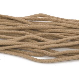 Tarrago Laces Havy Cord 5.5mm Beige - Beżowe okrągłe sznurowadła do butów