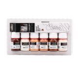 Zestaw farb akrylowych, pędzelków do customizacji sneakersów, odzieży i akcesoriów