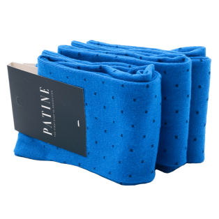PATINE Socks PAKOA02 Blue / Navy Blue - Skarpety klasyczne