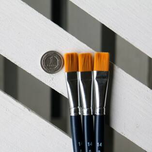ELCO Brush Flat Golden Nylon 14 - Pędzelek do farb i barwników