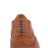 Wytrzymałe jeansowe sznurowadła woskowane płaskie 3.5mm