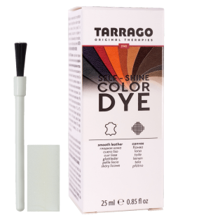 TARRAGO Color Dye SINGLE Standard Colors 25ml (Paint, Brush, Sponge) - Akrylowe farby do skór, jeansu i tkanin + pędzelek, gąbka
