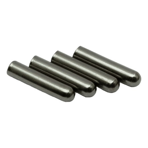 LACE LAB Bullet Metal Aglets Gunmetal Set - Metalowe końcówki do sznurówek