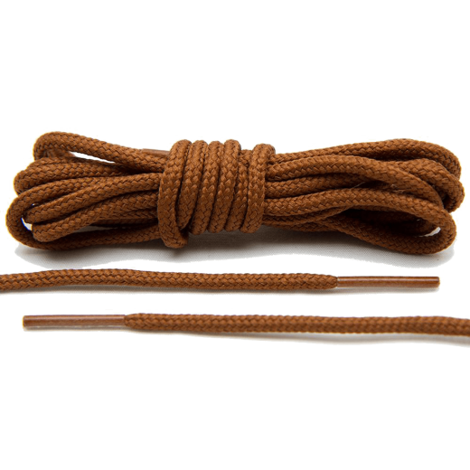 Okrągłe czekoladowe sznurowadła  o  średnicy 3mm, idealne do butów Nike Roshe czy Jordan Futures.