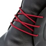 Burgundy woskowane okrągłe sznurowadła luksusowe. Sznurówki do customizacji sneakersów - Jordan, Nike, Bred 1, Adidas.