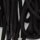 Okrągłe czarne woskowane sznurowadła do butów tarrago laces chunky waxed 4.5mm