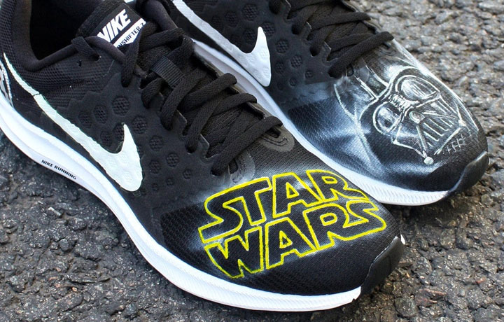 Custom Nike Star Wars by @pimpamcreations